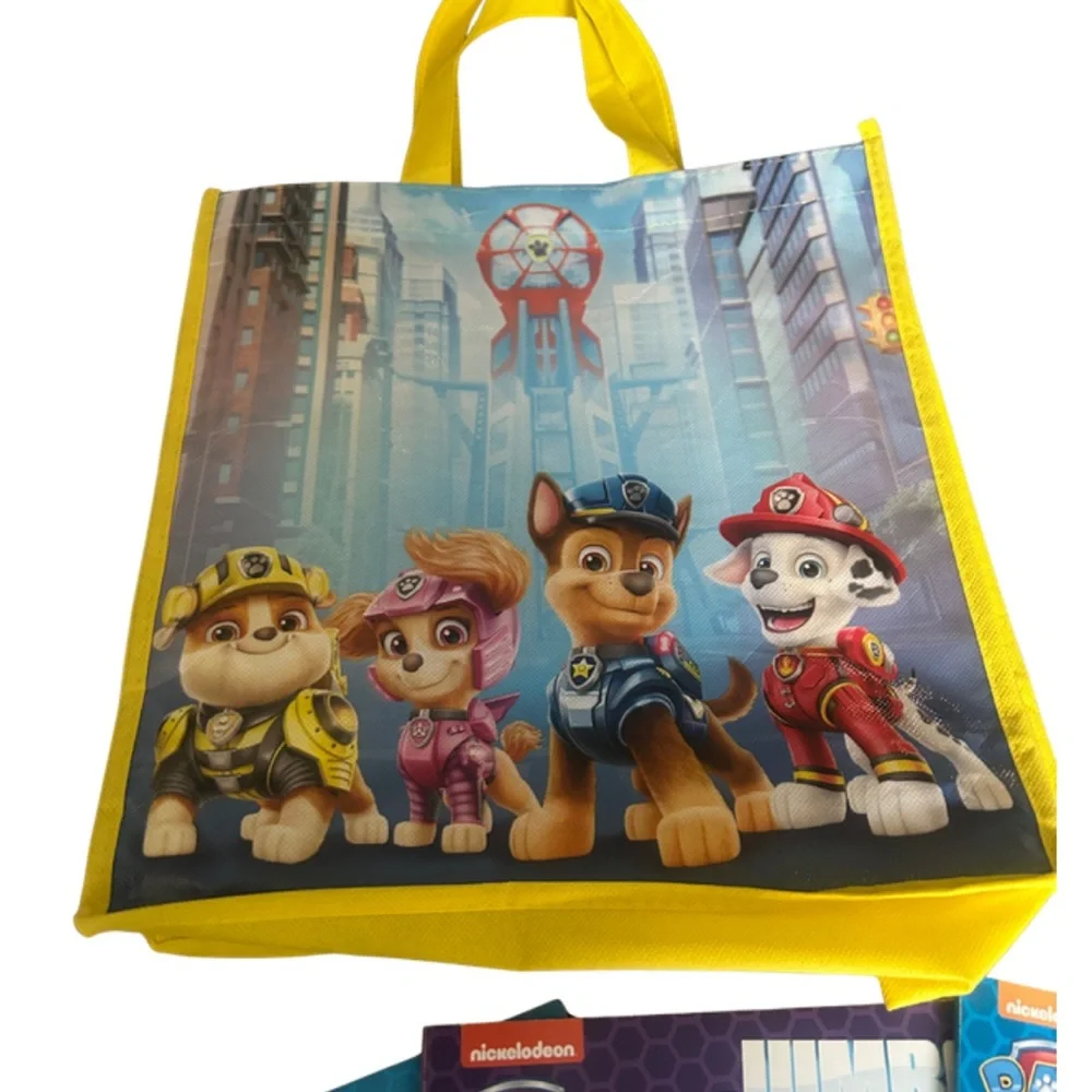 Paw Patrol Bundle | Tote Bag, Look and Find, Coloring & Activity Books | New